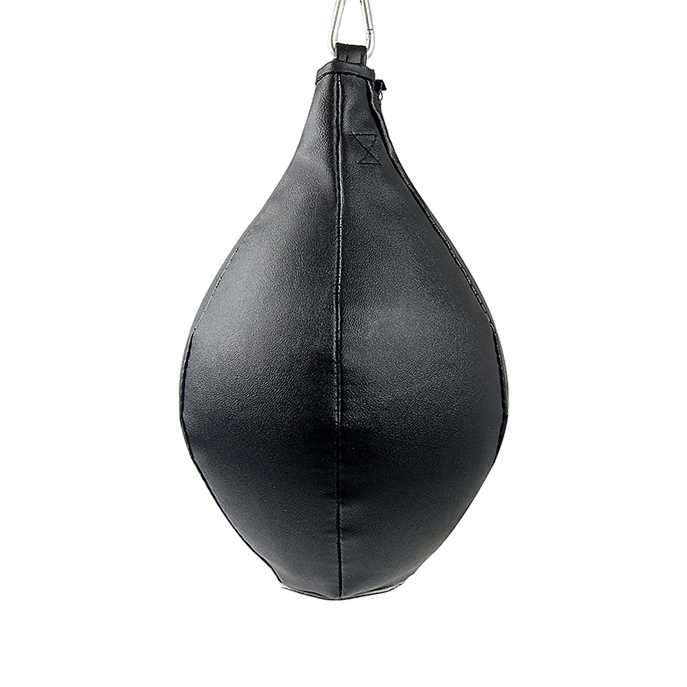 Boxing Speed Bag CowHide Leather MMA Punching Focus Bag Muay Thai Training Speed