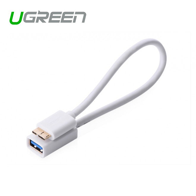 UGREEN Micro USB 3.0 OTG Cable For Galaxy Note 3/S4/S5 - White (10817)